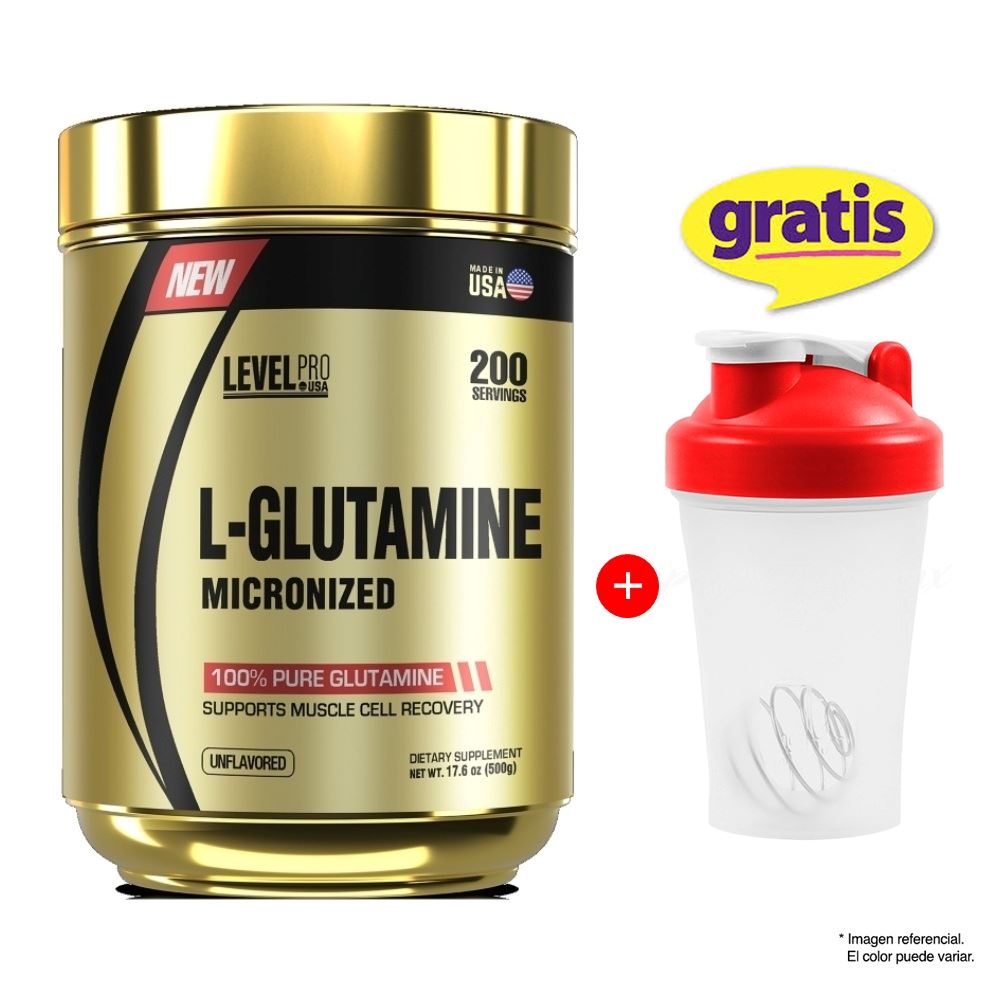 Glutamine Americana 500 G Level Pro